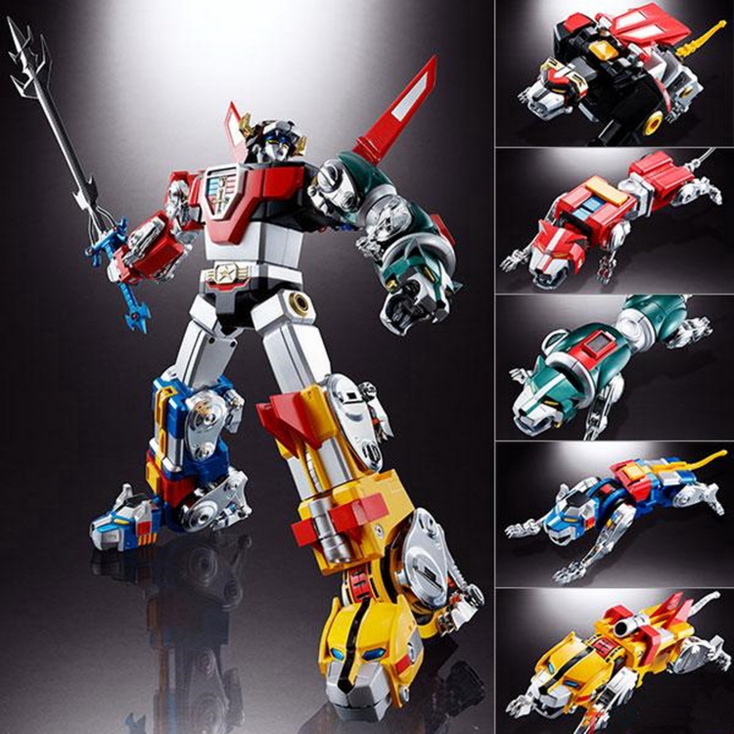 Transformer Toy Complete set of Fantasy Jewel Voltron Defender of the